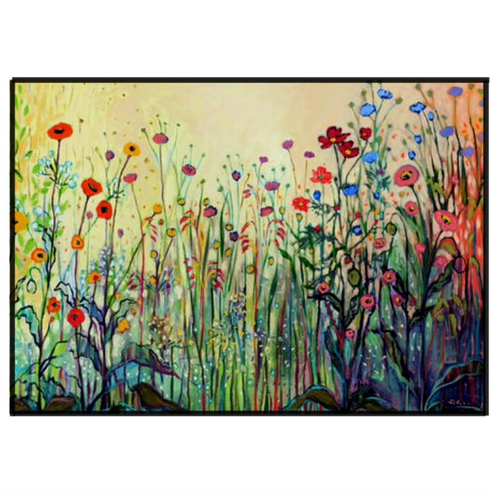 Blooming Garden 8 1/2"x11" Framed Wall Art